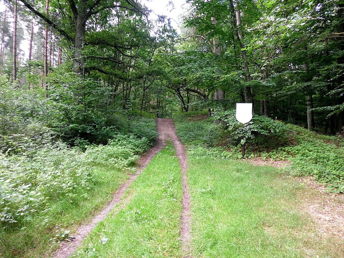 An image depicting the trail Baurs Park and Hessepark via Friederike-Klünder-Weg and its surrounding area.