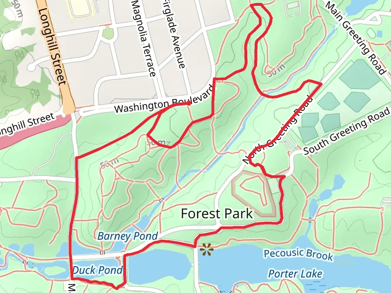 Barney Pond and Forest Park Loop Trail