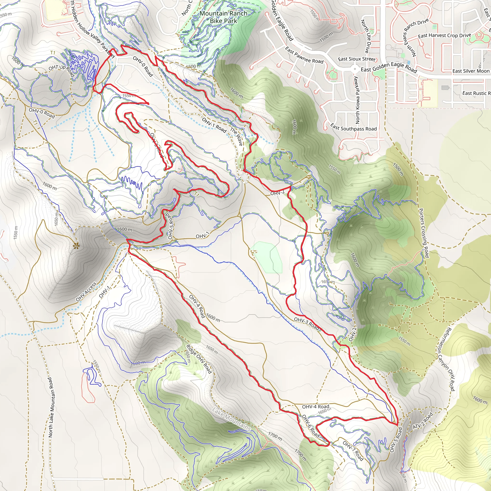 Rock a Billy and Supersonic Loop mobile static map