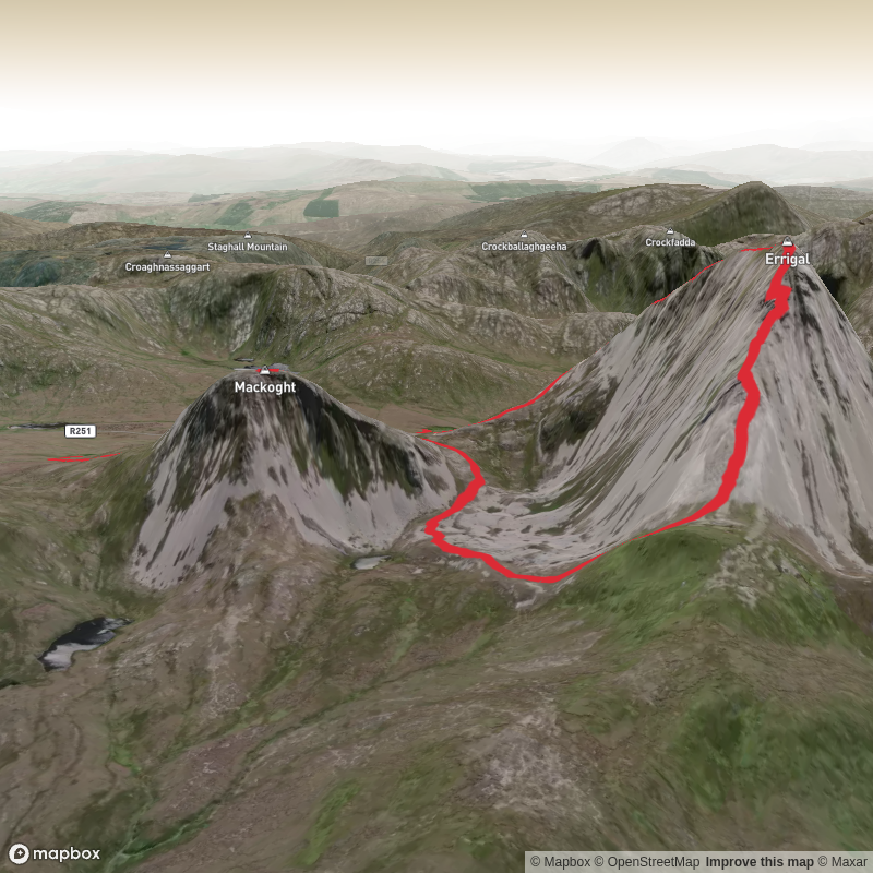 Errigal & Mac Uchta - North ridge scrambling