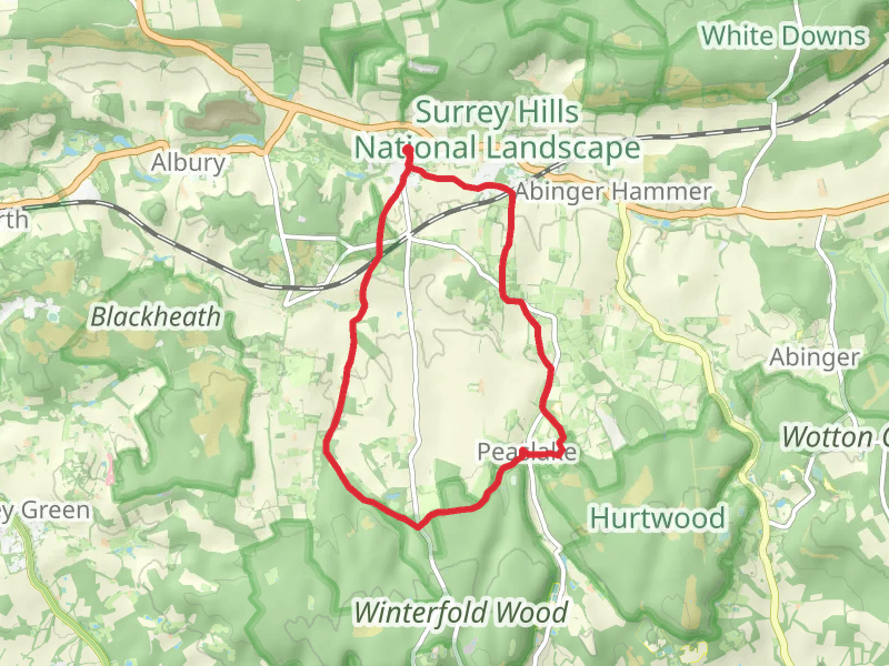 Peaslake and Shere Parish Millennium Trail