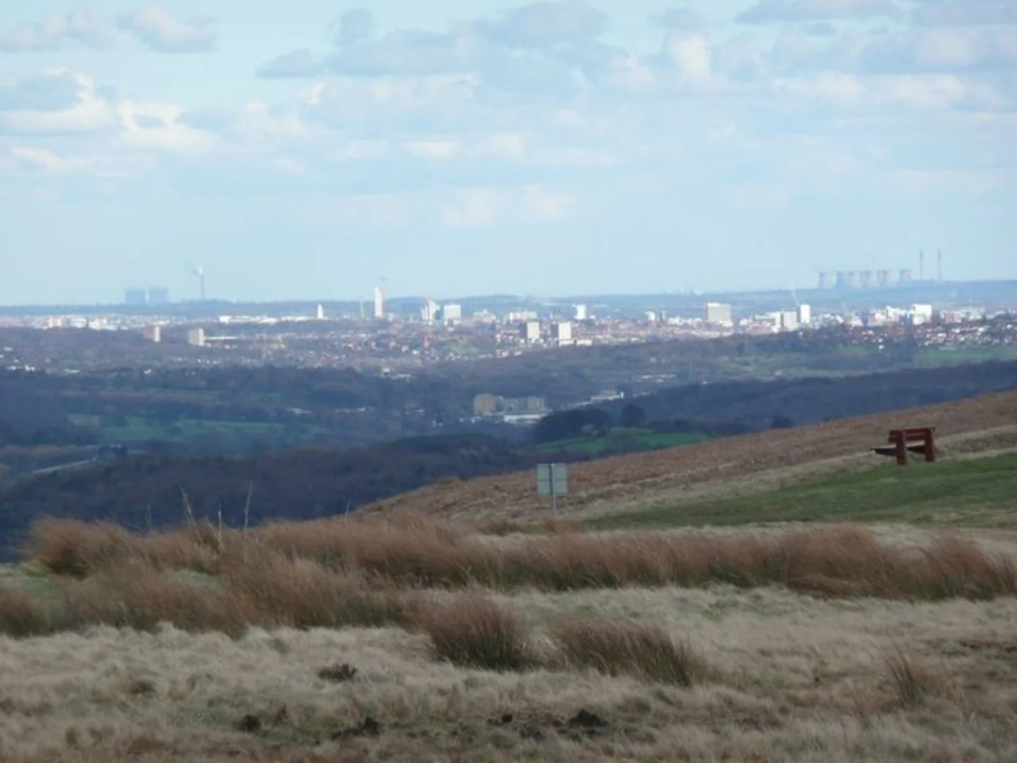 An image depicting the trail Baildon Moor Loop and its surrounding area.