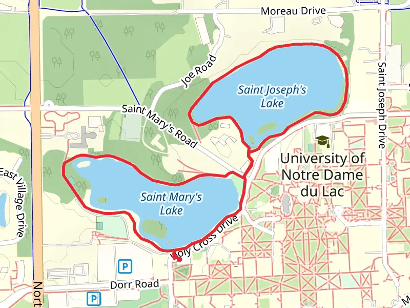 Saint Mary's Lake and Saint Joseph's Lake Loop