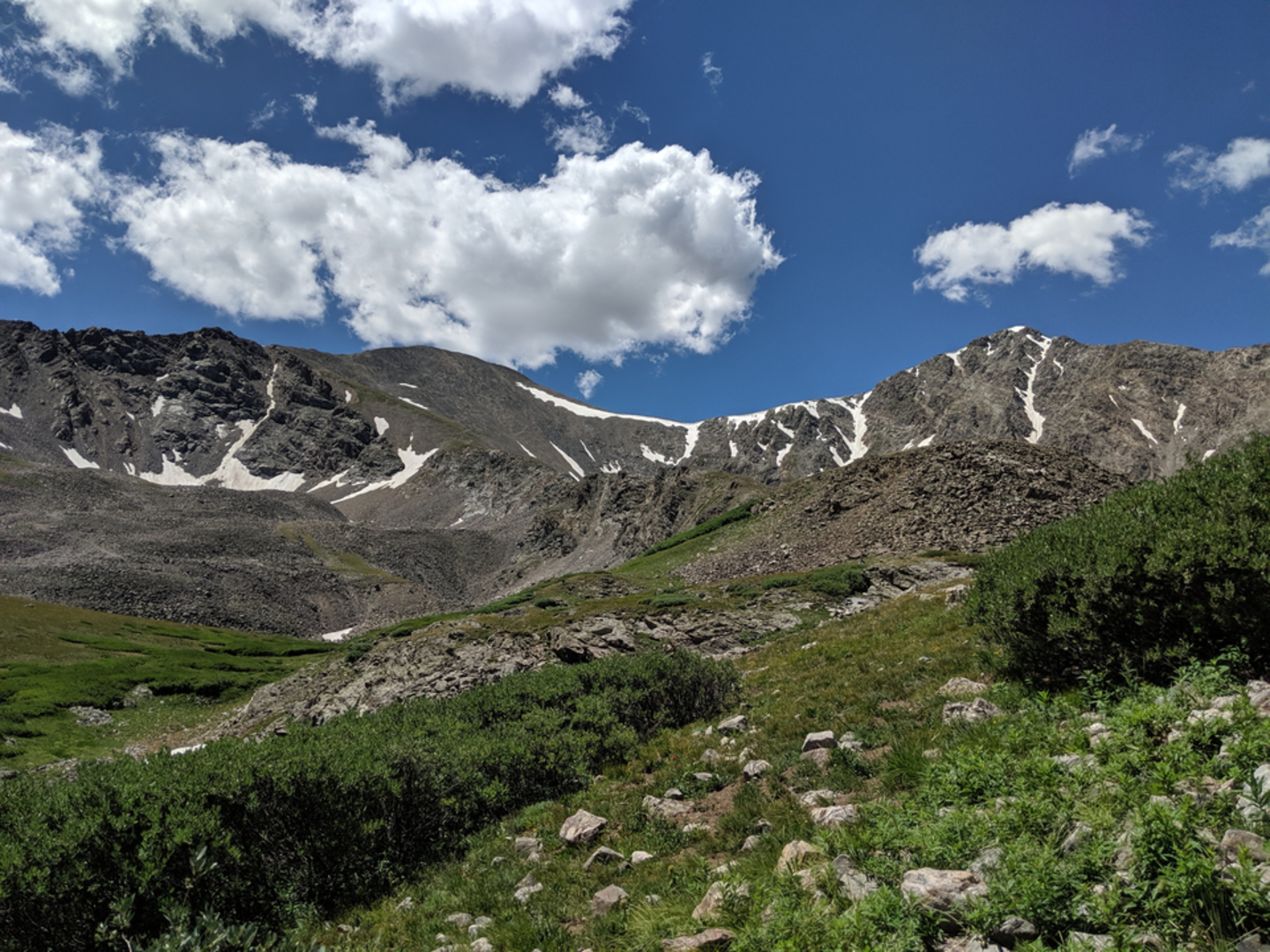 An image depicting the trail Grays Peak and Torreys Peak via CDT and its surrounding area.