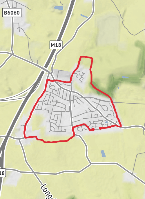 Rotherham Running mobile static map
