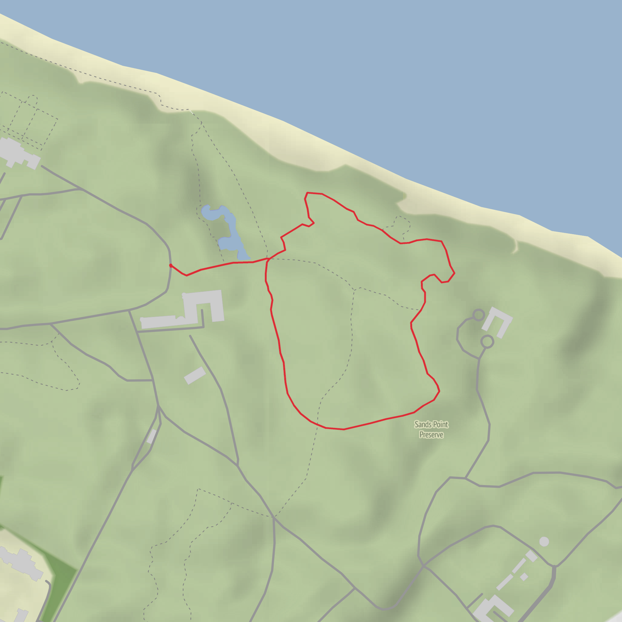 Sands Point Preserve Loop mobile static map