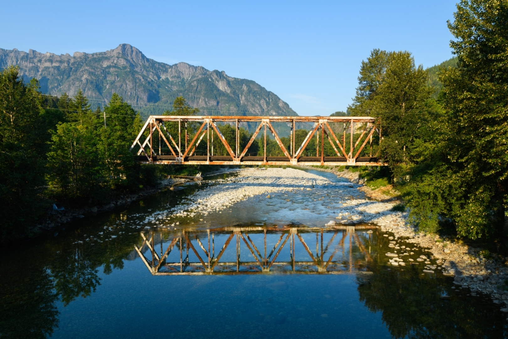 An image depicting the trail North Fork Skykomish Trail and its surrounding area.