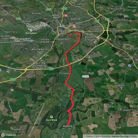 Aldford to Chester