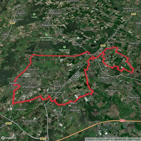 Simonshoekse Bos and Kleine Moost via Roggelseweg