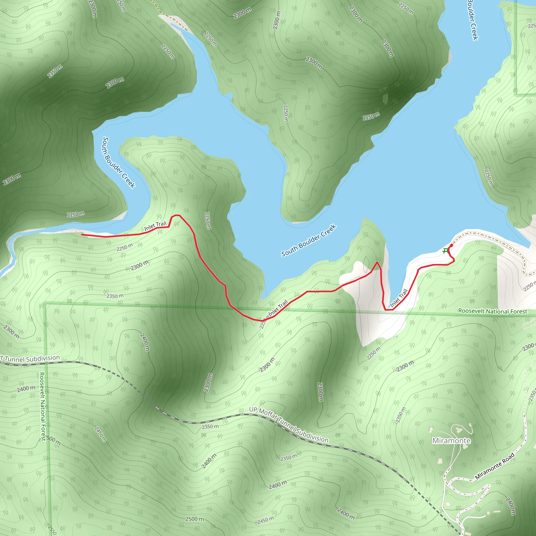 Inlet Trail mobile static map