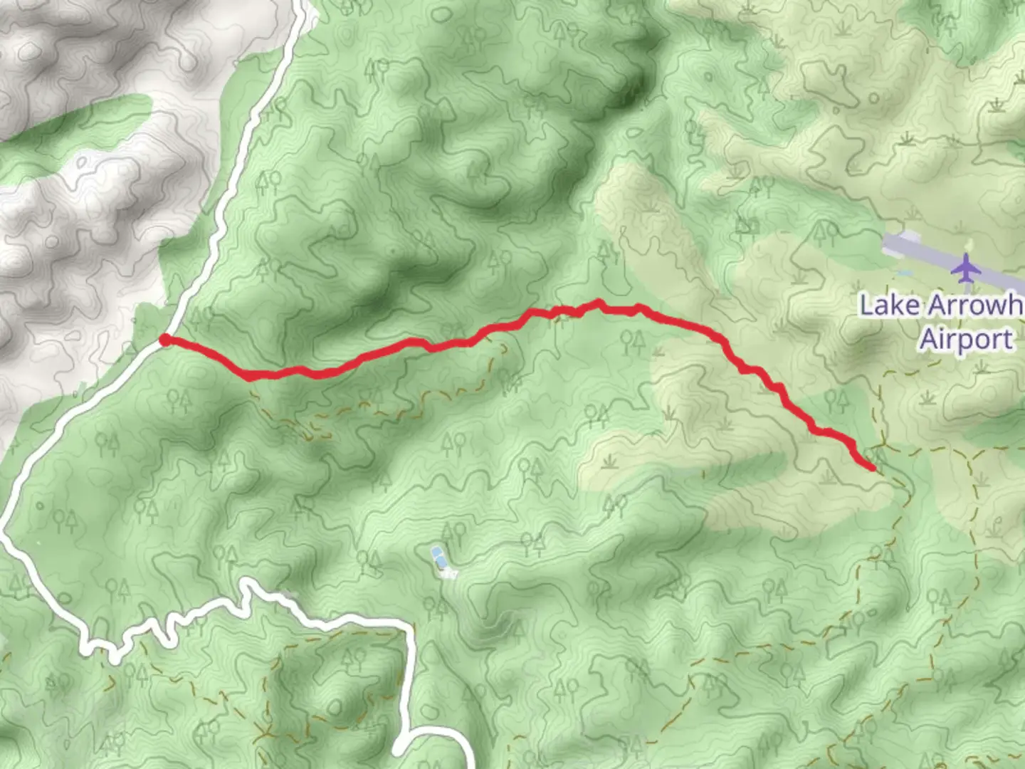 An image depicting the trail Willow Bypass Road and Crab Flats Road Trail and its surrounding area.