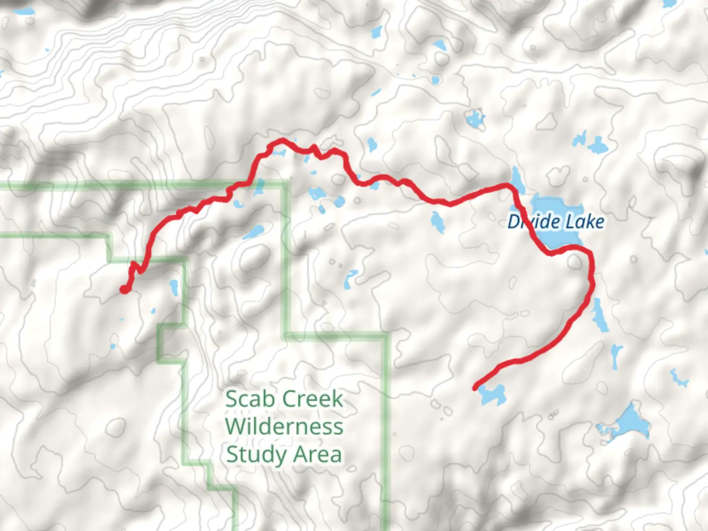 An image depicting the trail Lowline Trail and Sage trail and its surrounding area.