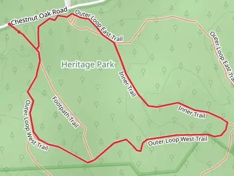 Outer Loop West and Inner Loop Trail