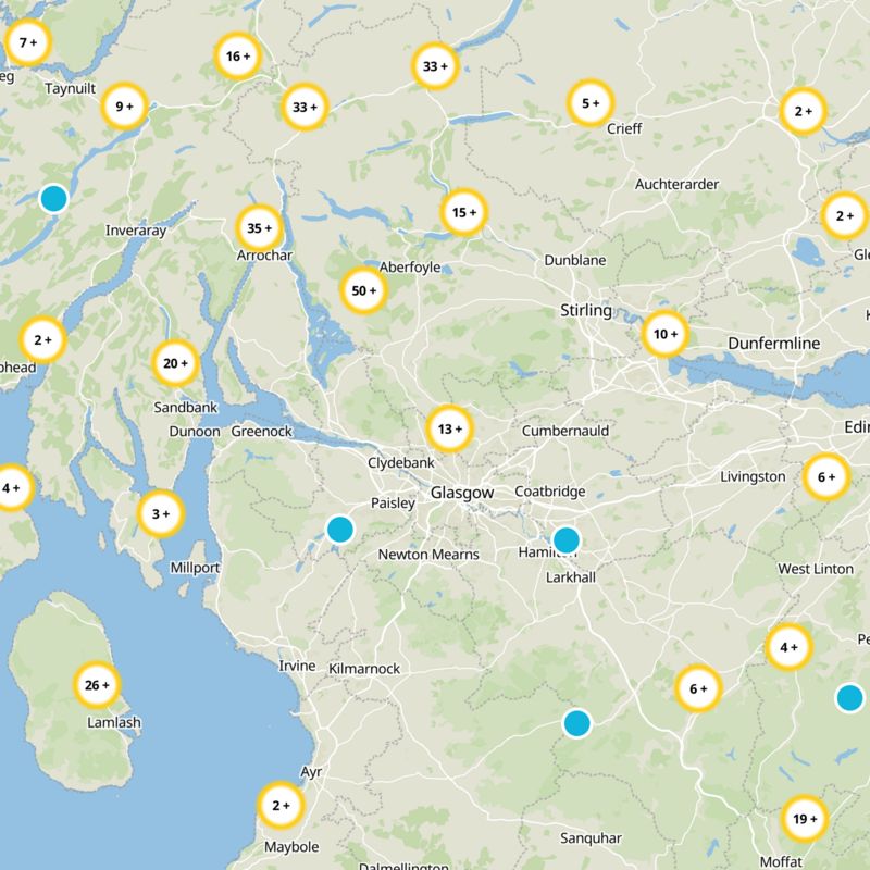 East Dunbartonshire Static Map