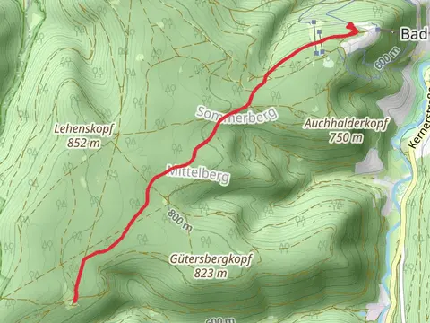Gruenhuette via Emmaweg and Alter Gruenhuettenweg