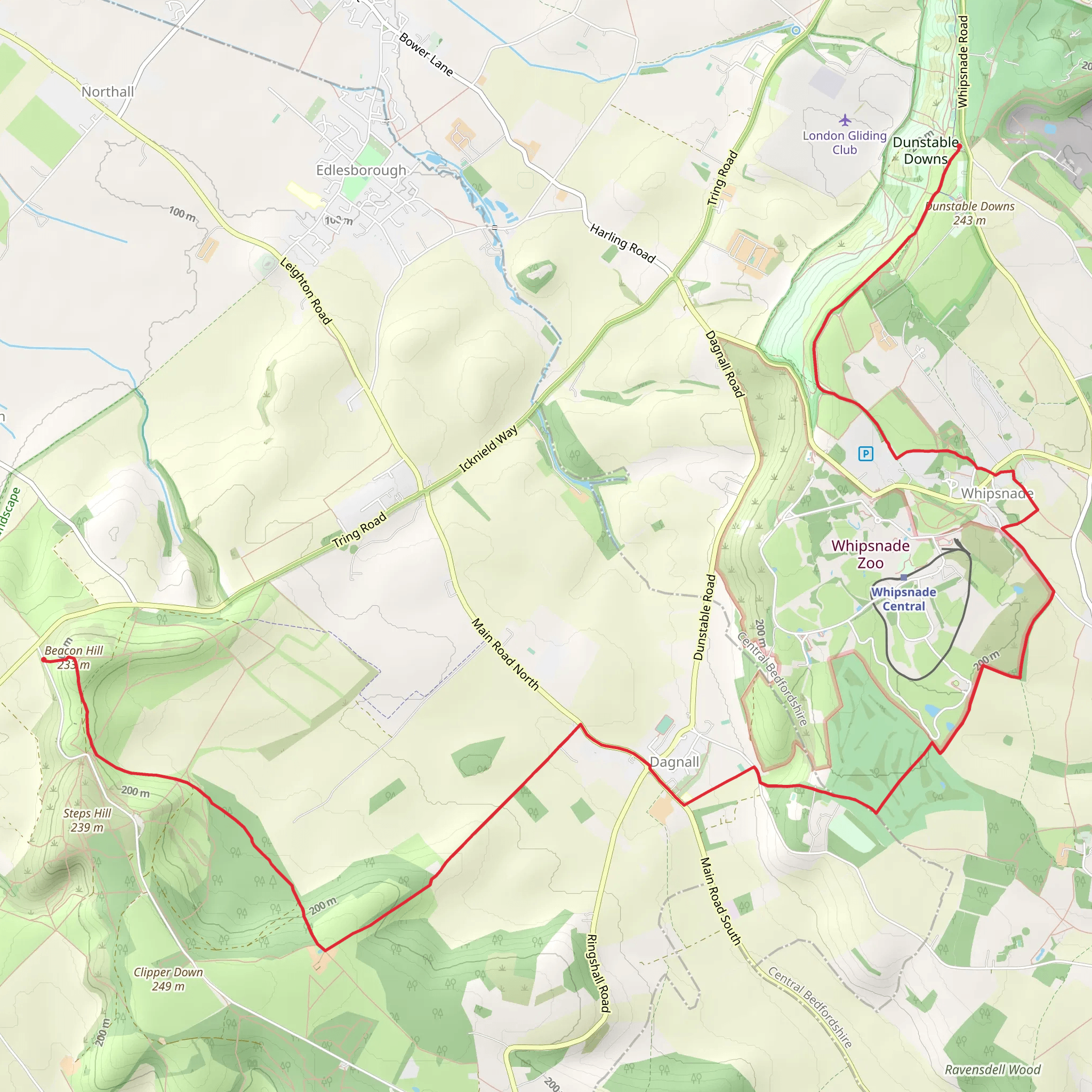 Ridgeway Link mobile static map