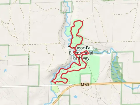 Ocqueoc Falls Bicentennial Pathway Loop