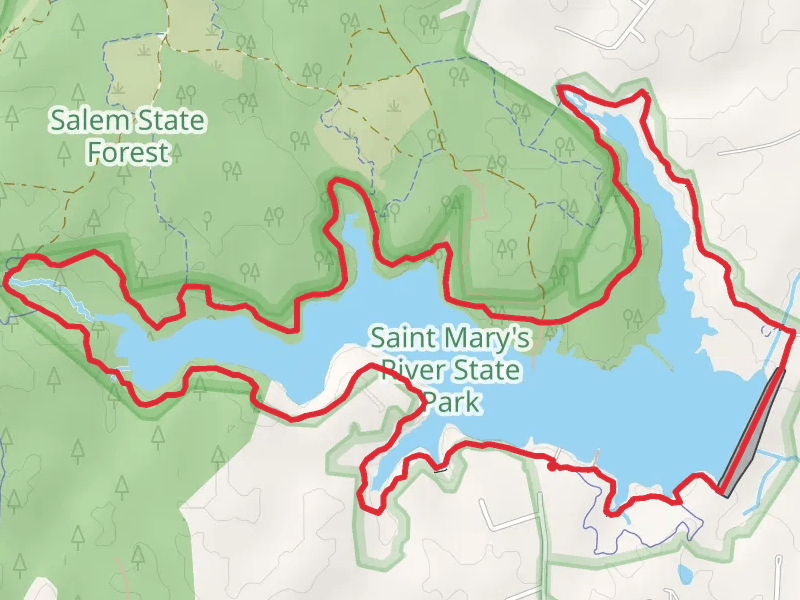 Saint Mary's Lake Loop Trail