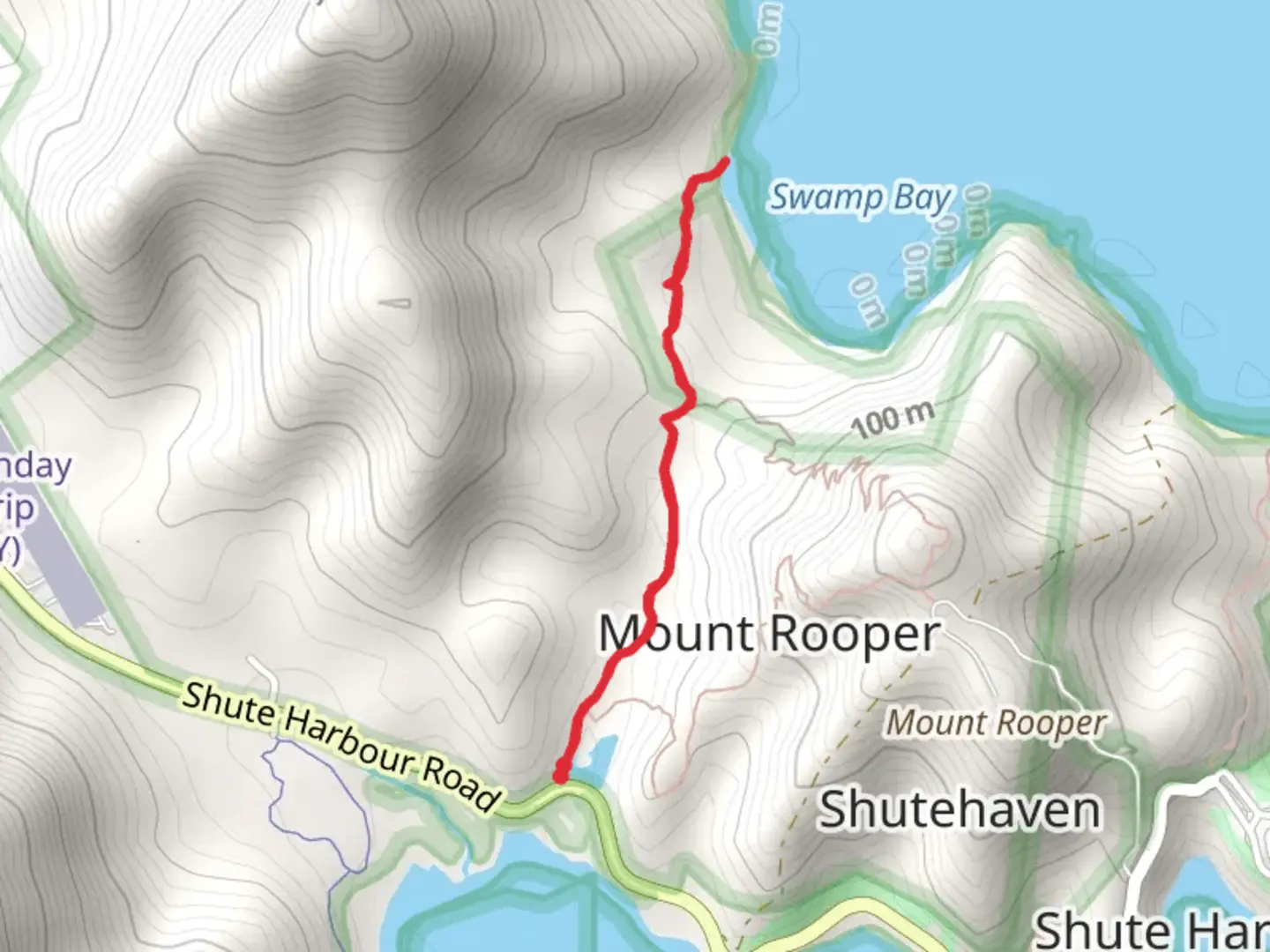 An image depicting the trail Swamp Bay Track and its surrounding area.
