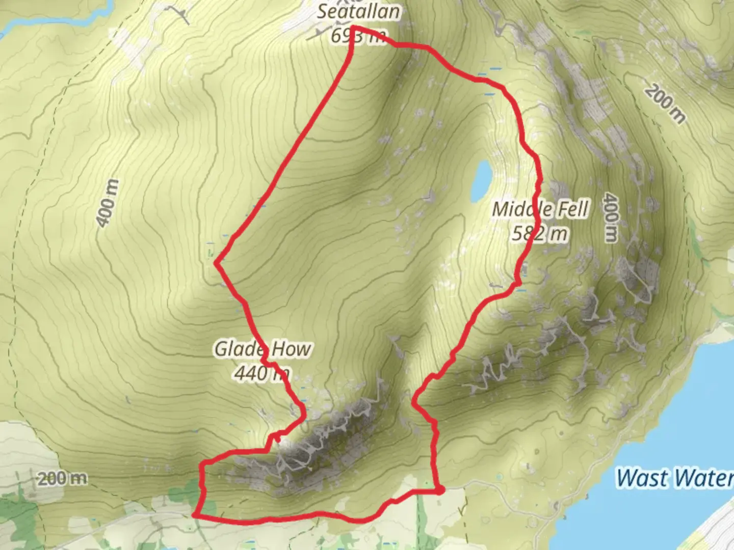 An image depicting the trail GreendaleRound and its surrounding area.