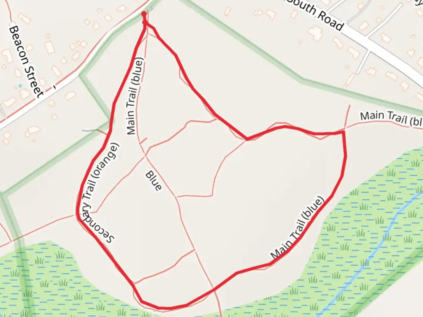 An image depicting the trail Bedford Circuit and its surrounding area.
