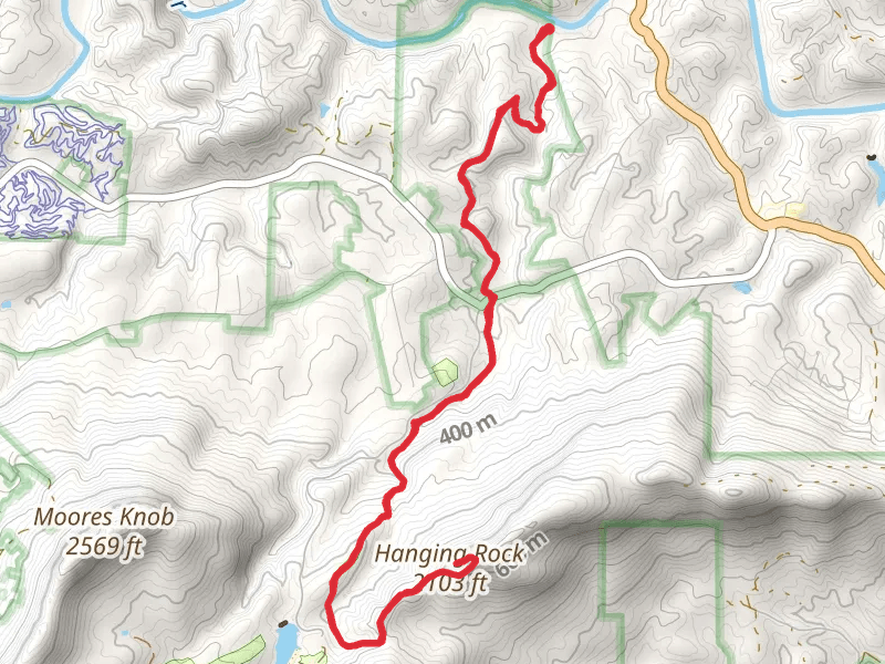 Hanging Rock via Indian Creek Trail