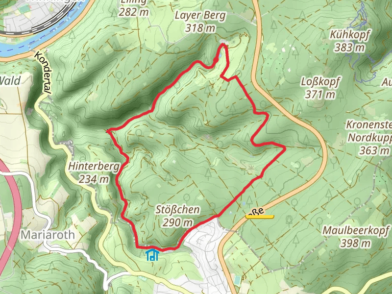 Remstecken, Dicke Eiche and Katzenfels Loop