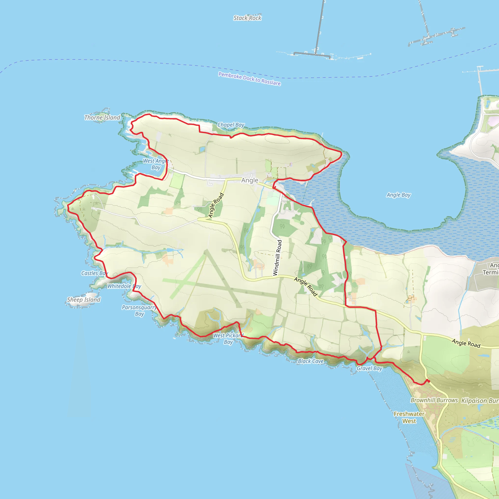 The Angle Peninsula (5) mobile static map