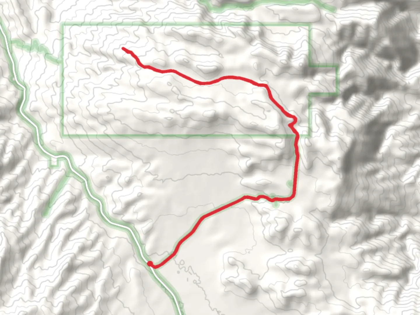 An image depicting the trail Skiddo Road Walk and its surrounding area.