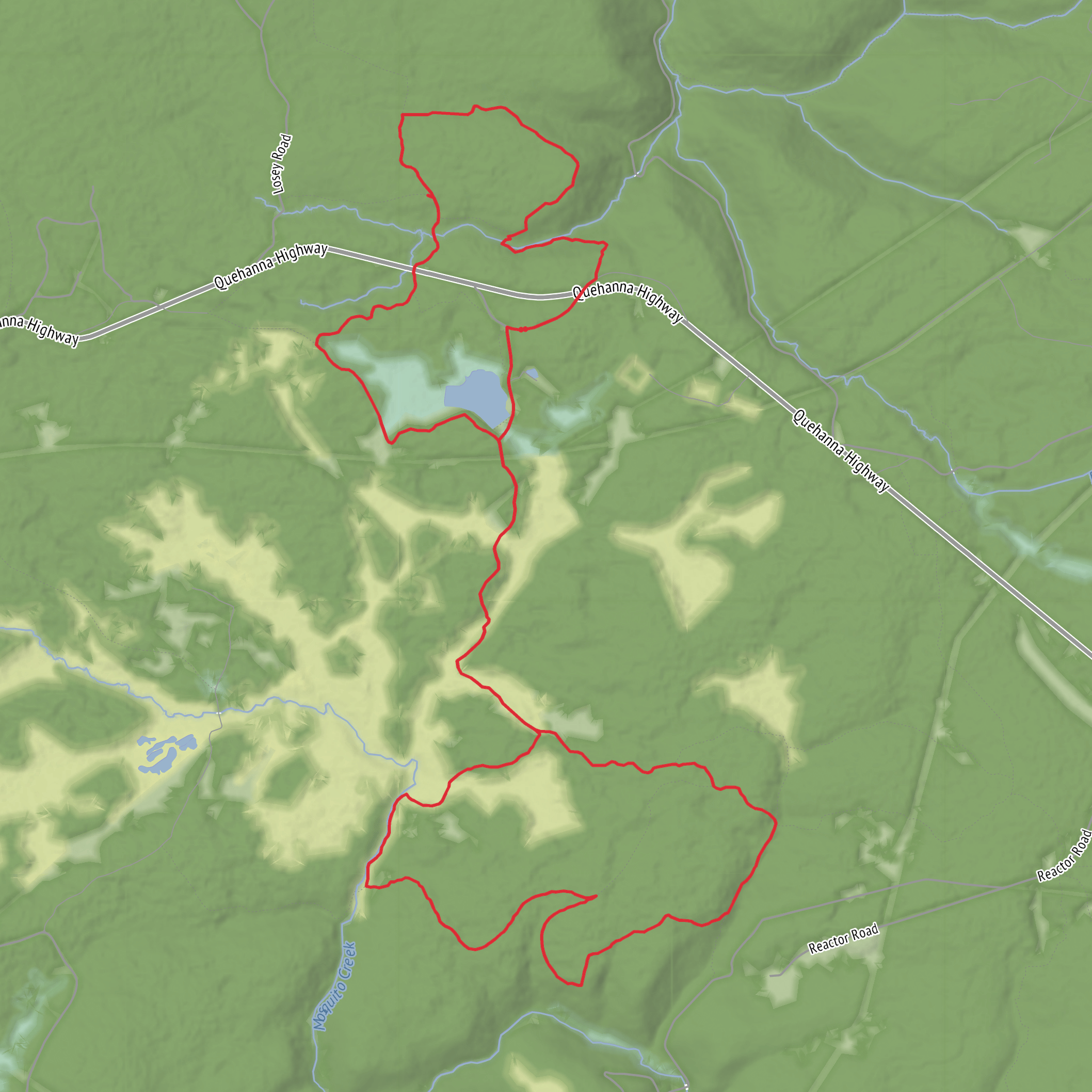 Meadows and Vistas mobile static map