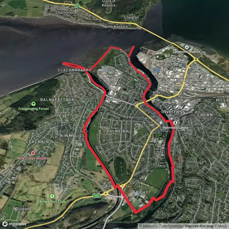 Hike via Caledonian Canal and River Ness