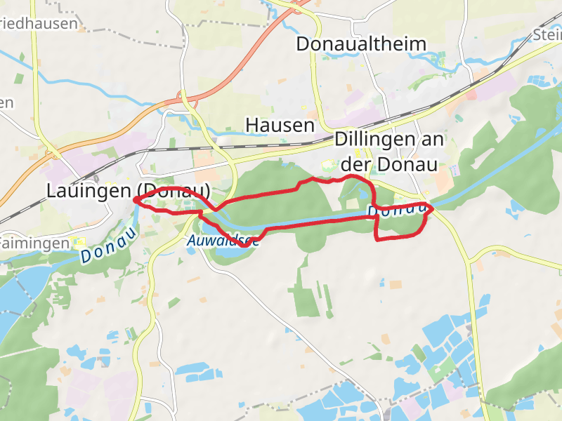 Stadtkapelle Lauingen, Lindach, Auwalldsee and River Donau Loop