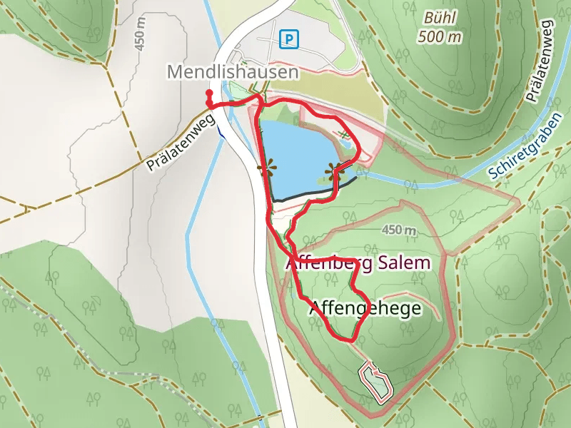 Mendlishauser Weiher and Affenberg Loop