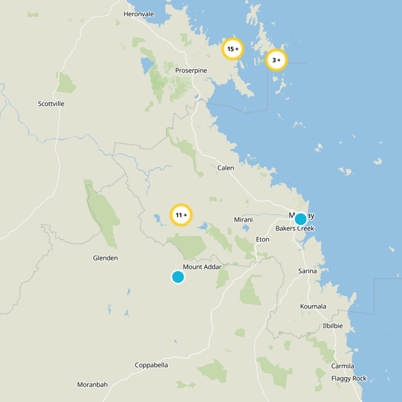 Mackay Regional Static Map