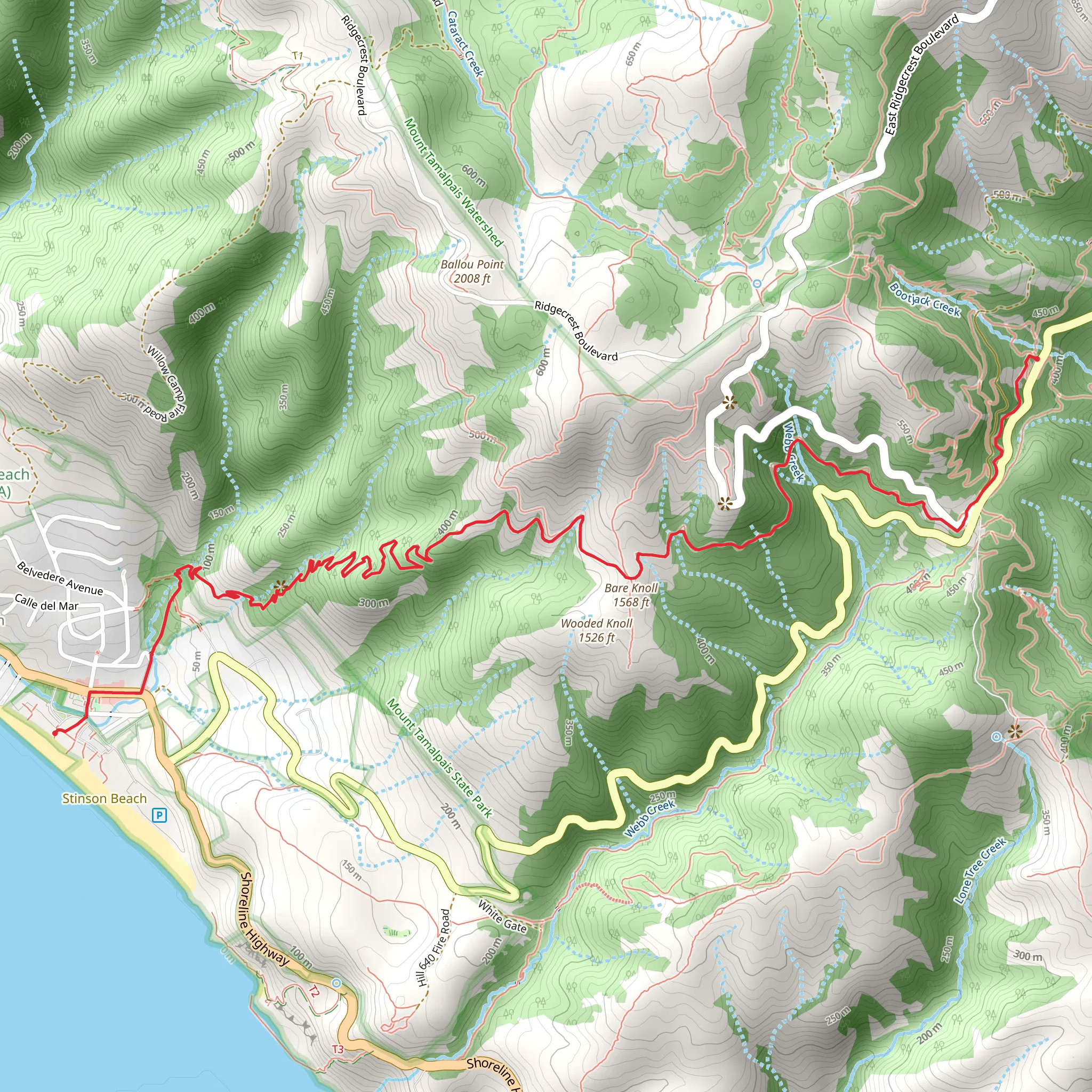 Matt Davis Trail Point to Point mobile static map