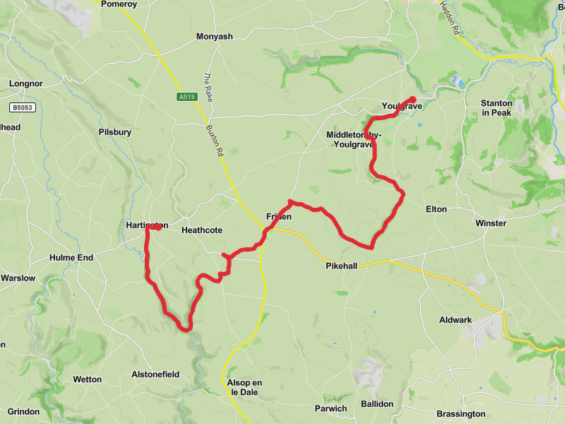 Hike on Youlgreave to Hartington thumbnail
