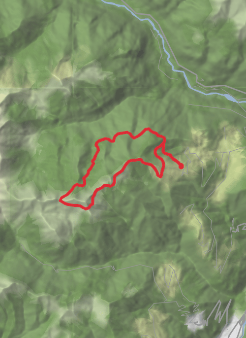 Cima Pissola e linea delle Cime mobile static map