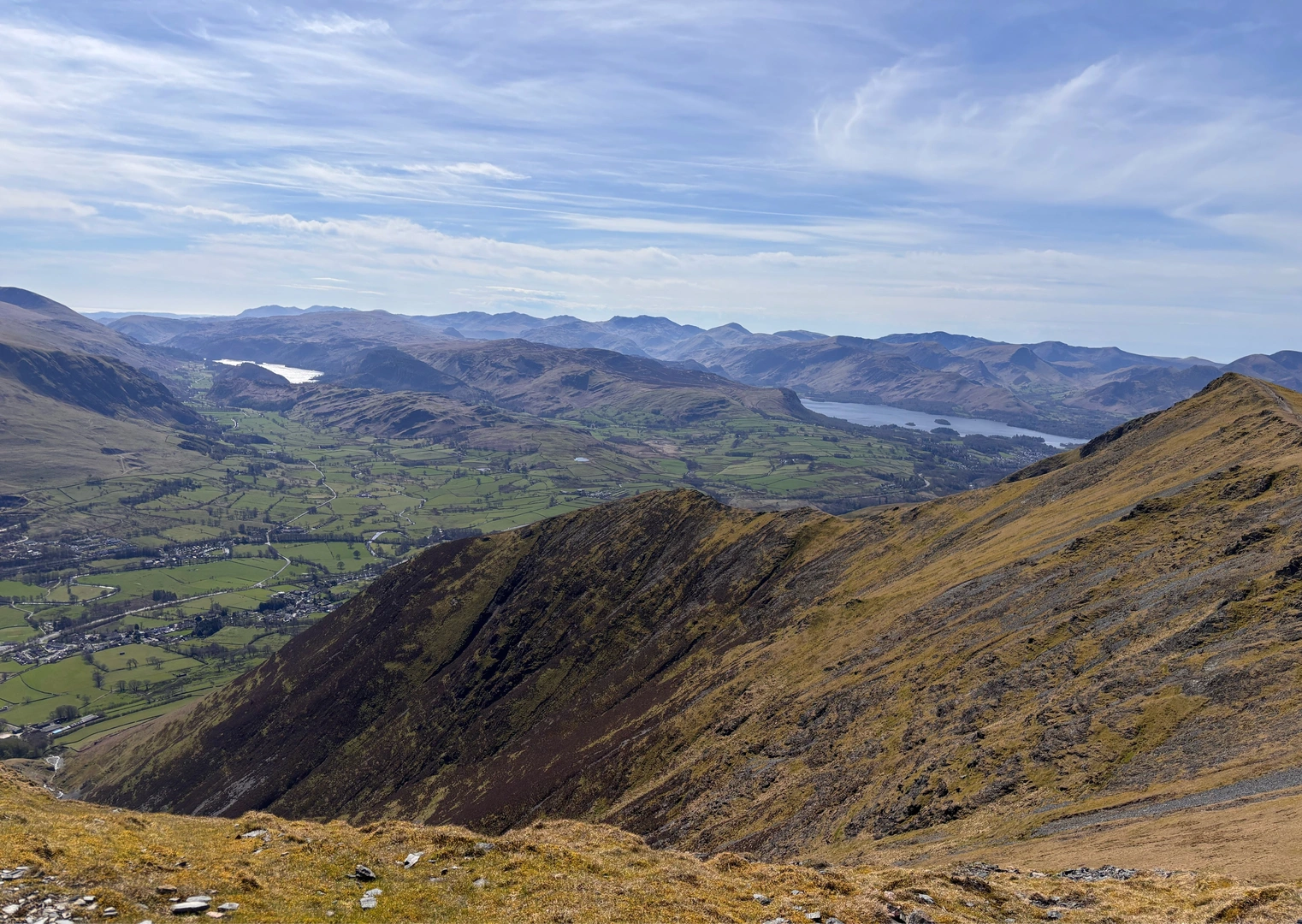 An image depicting the trail Lake District Blencathra and its surrounding area.