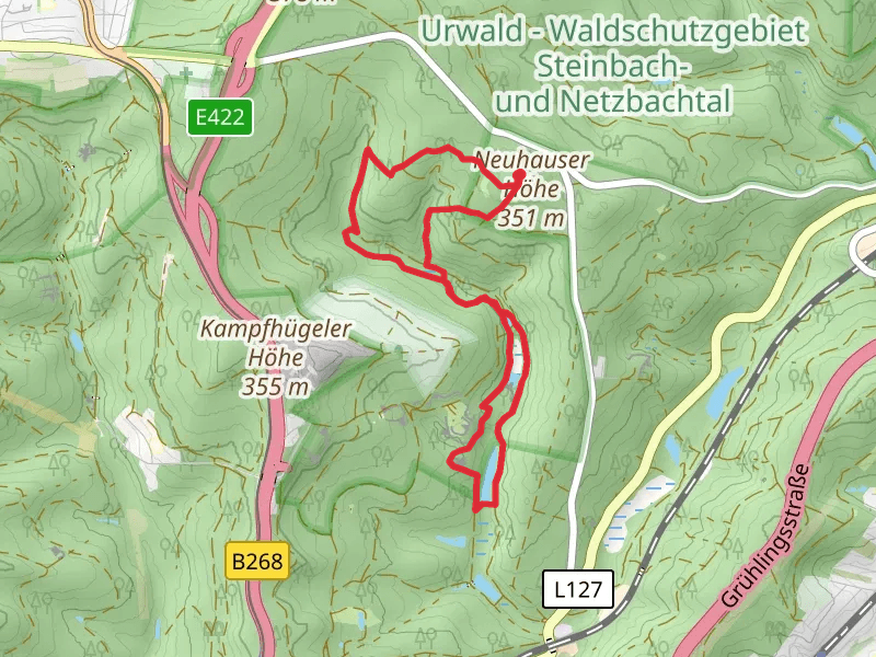 Gouvysweiher, Steinbachschacht and Jungfleischutte Loop