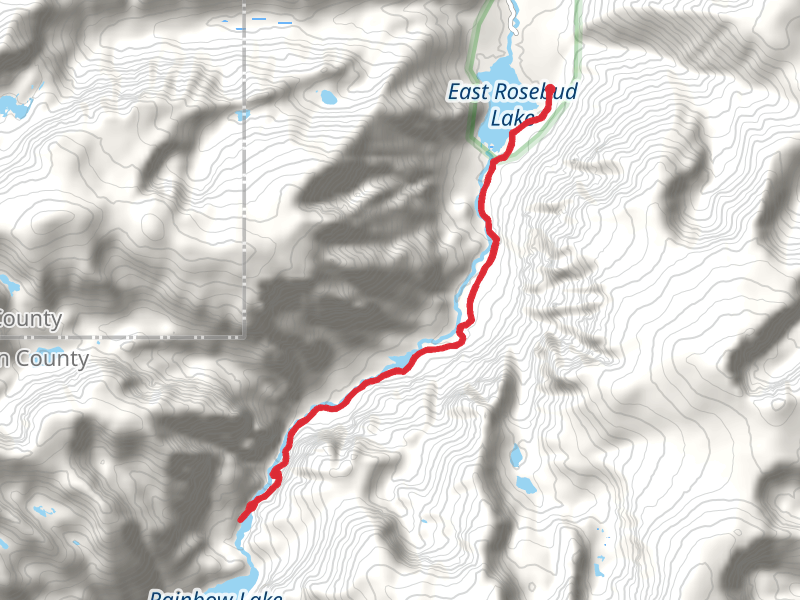 Elk Lake and Rimrock Lake via East Rosebud Trail