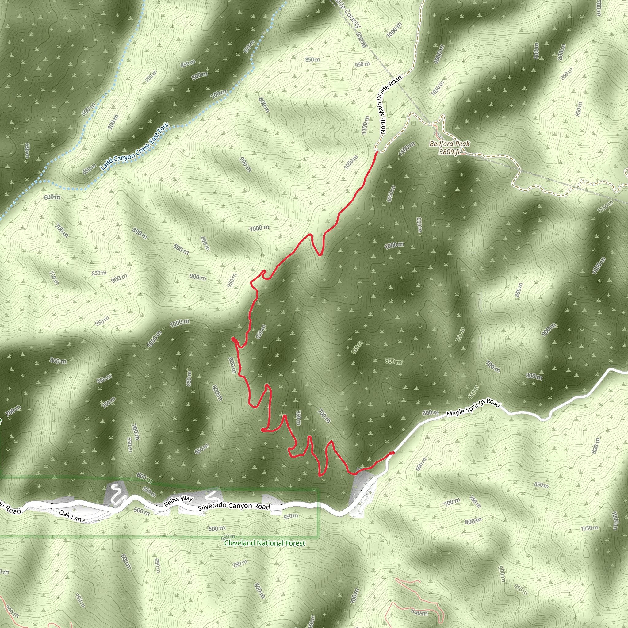 Silverado Way mobile static map