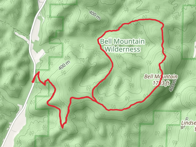 Bell Mountain Trail via Ozark Trail - Taum Sauk Section