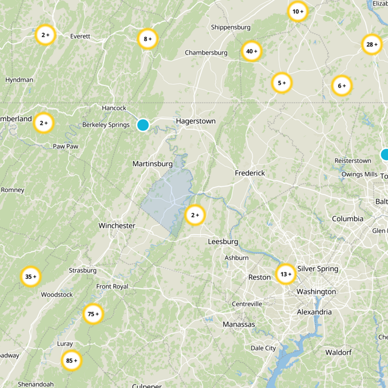 Jefferson County Static Map