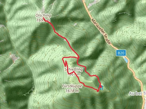 Schießlingalm - Oischinggipfel
