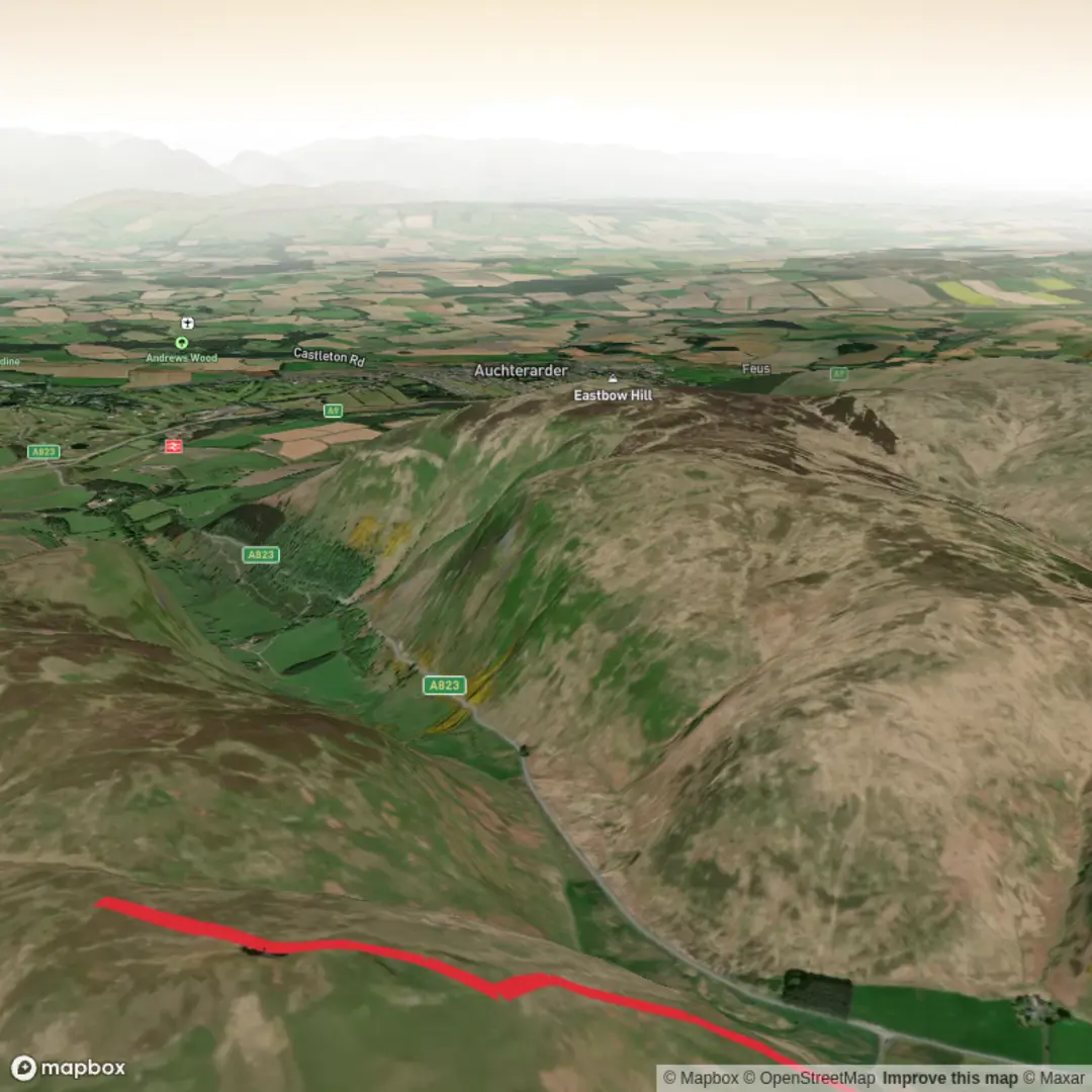 An image depicting the trail Common Hill and its surrounding area.