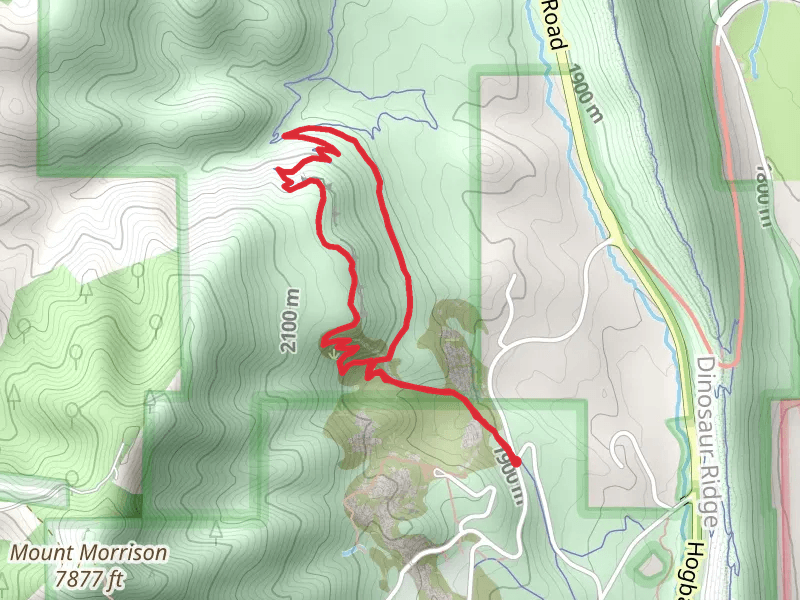 Red Rocks and Morrison Slide Loop Trail