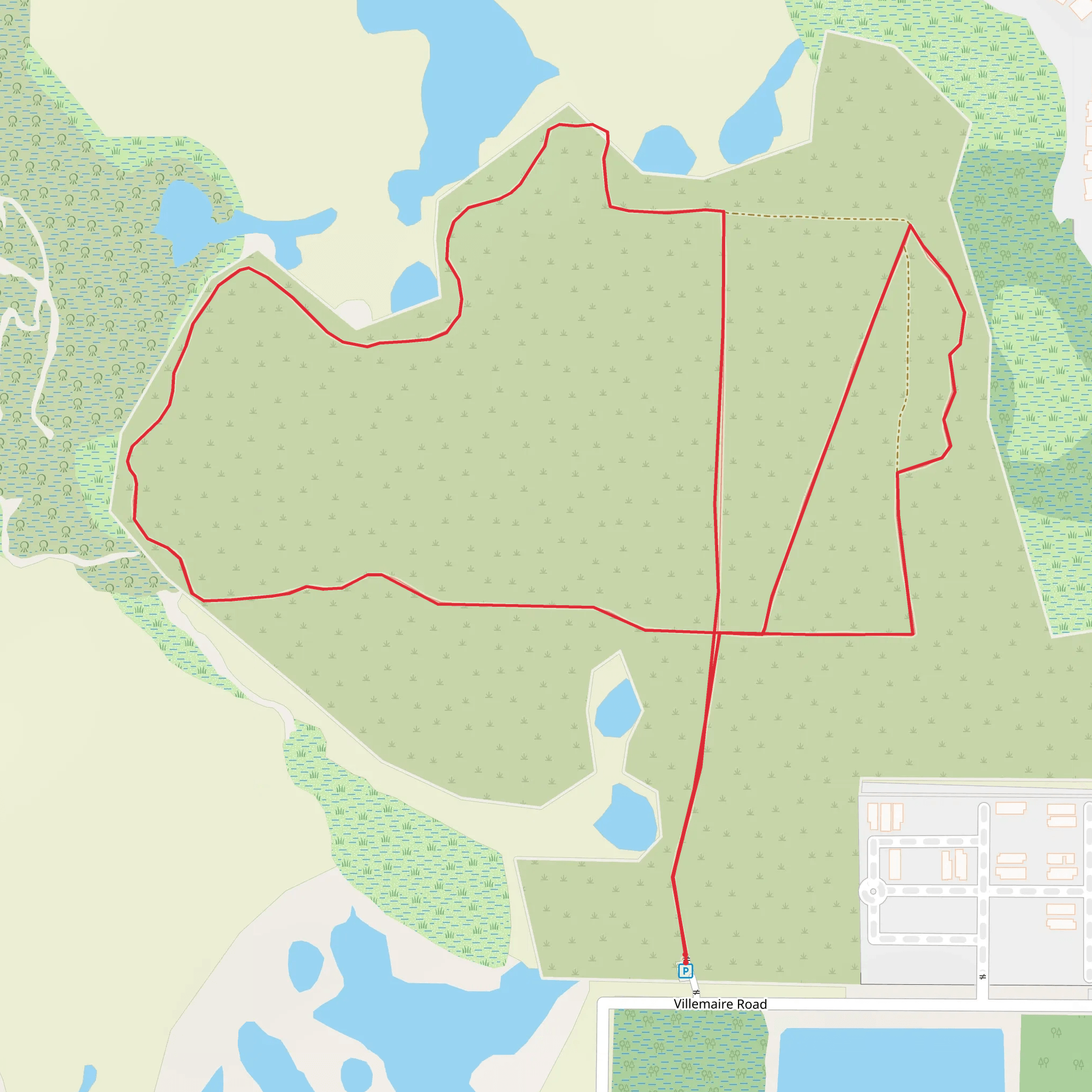Villemaire Road Loop mobile static map