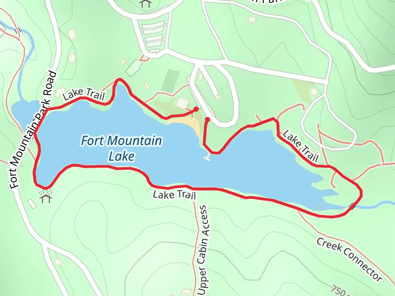 Fort Mountain Lake Loop