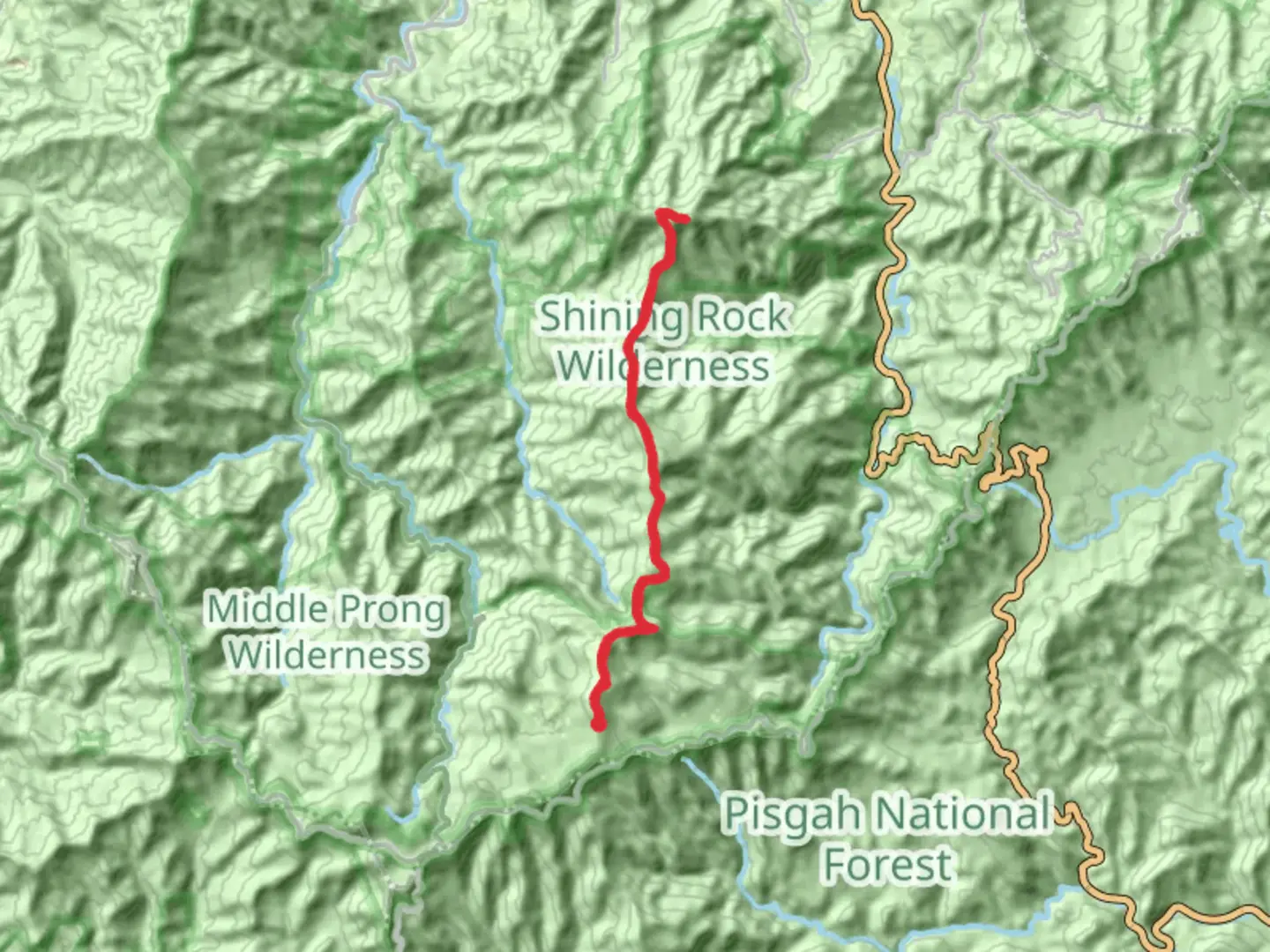 An image depicting the trail Cold Mountain, Stairs Mountain via Art Loed Trail and its surrounding area.