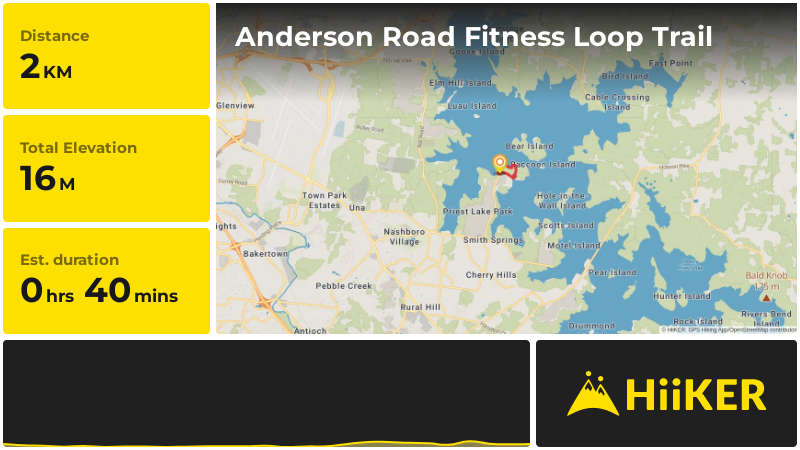 Anderson Road Fitness Loop Trail | Davidson County | Tennessee